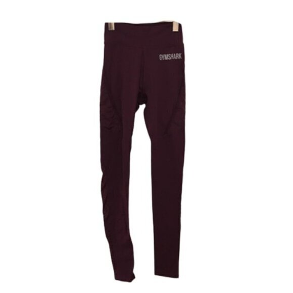 Gymshark Perforated Leggings Burgundy - Picture 1 of 10